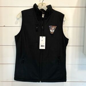 Clique Black Softshell Vest Defenders of the Free ‘93 USMA Size Small
